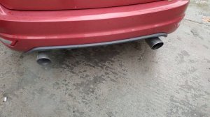 Раздвоенный выхлоп форд фокус 2