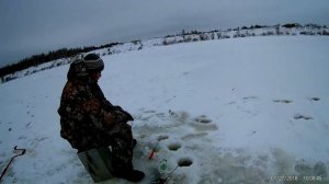 рыбалка на жерлицы, на разведку в залив Волги. Установка жерлиц. Поиск леща, налима и судака.