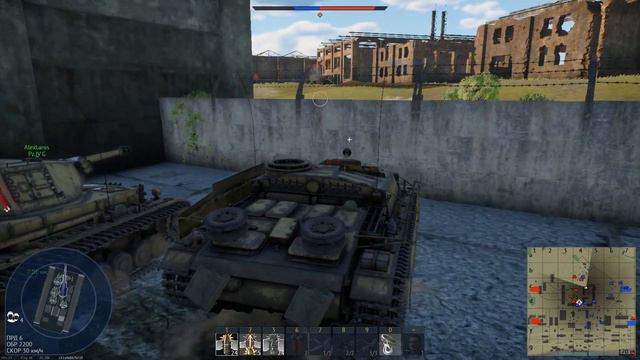 WarThunder. 7 место на карте Заброшенный завод. Германия 2 ранг смотреть онлайн