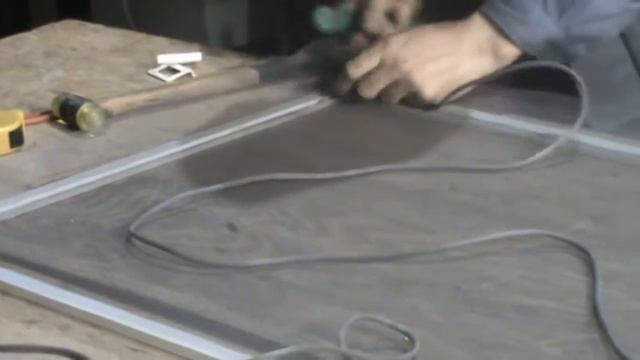 Процесс сборки москитной сетки смотреть онлайн