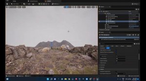 Unreal Engine 5 Tundra Scene | Speed Build |