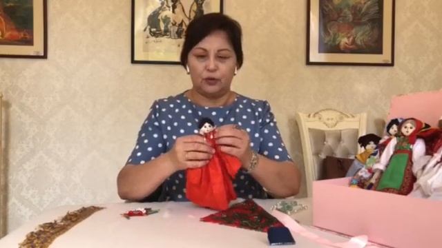 Текстильная кукла в народном хакасском костюме смотреть онлайн