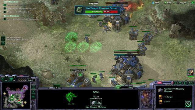 Starcraft 2 - Custom Campaign - Wings of Liberty - Other Enemy Mission 11 - The Dig смотреть онлайн