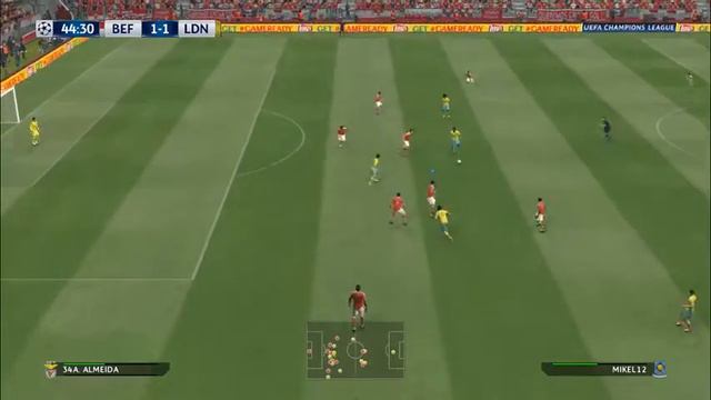 PES : SL Benfica VS London FC смотреть онлайн