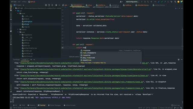 Django REST Framework - 3 - CRUD endpoints смотреть онлайн