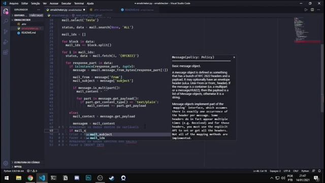 Usando a biblioteca IMAPLIB - Lendo emails -- parte 1-2 смотреть онлайн