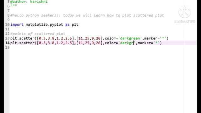 How to scatter plot using matplotlib in python? #python_seeker #python #matplotlib смотреть онлайн