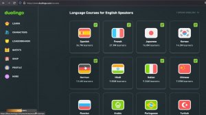 Duolingo - очередные занятия 2 (Jap, Kor, Deu, Eng)