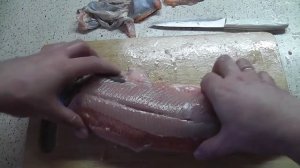 Как засолить красную рыбу Форель радужная