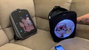 Обзор рюкзака с LED экраном от магазина Atlas