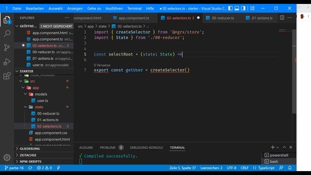 Tutoriel NgRx #16 - Créer des sélecteurs grâce à createSelector() смотреть онлайн
