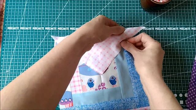 Влог о лоскутном рукоделии Лоскутный блок на любые размеры смотреть онлайн