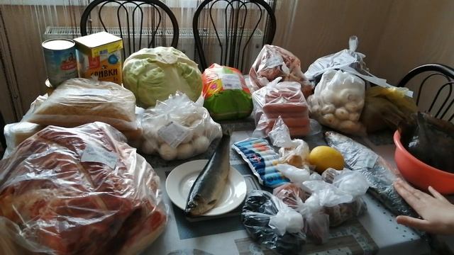 Закупка продуктов на месяц. Экономия семейного бюджета.