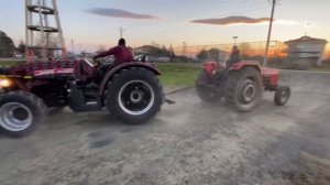 Massey Ferguson 3.060 vs Case JX 65 B çekişme Samsun Çarşamba