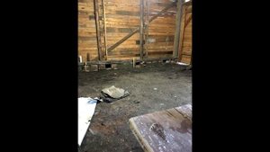 Каркасный гараж. Фундамент из кирпичей На тумбах (фото)