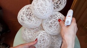 Шары Из Ниток - Декоративная Ёлочка