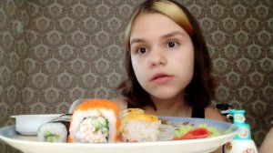 Mugbang Роллы Суши Калифорния маки запечёные.mp4