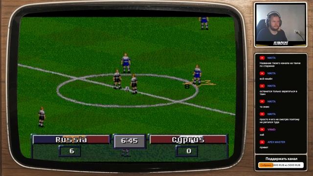 FIFA 98: Road to World Cup на SEGA | РЕТРО СТРИМ смотреть онлайн