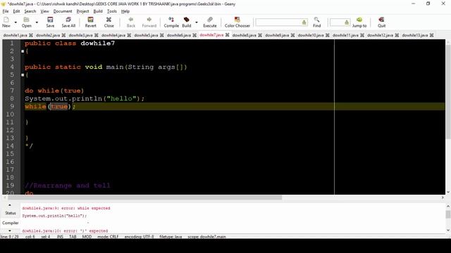 4. Do While Loop in Java | GeeksforGeeks смотреть онлайн