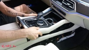 BMW X6 G06 как разобрать центральную консоль,тоннель