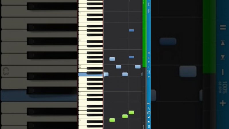 Super Meat Boy OST - The Tragic Squirrel - How To Play on Piano #shorts #pianotutorial #synthesia