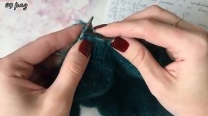 АЛЬПАКОВЫЙ ПУЛОВЕР спицами с V-образным вырезом. Мастер-класс. Часть 2: кокетка, подрезы, тело..