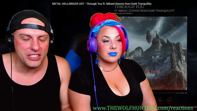Reaction To METAL HELLSINGER OST - Two Feathers - Through You ft. Mikael Stanne of Dark Tranquillit