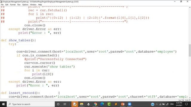 Employee Management System Project | Python and MySQL, Project for class 12 IP & Computer Science смотреть онлайн