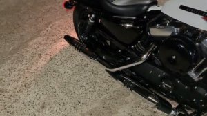 Выхлоп DC&CS диаметром 3,5" на HD SPORTSTER