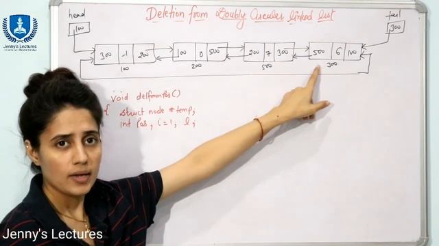 2.21 Deletion from Doubly Circular Linked List | Data Structure & Algorithm Course