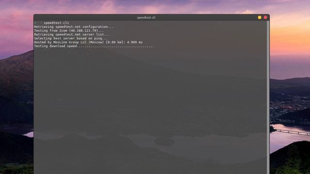 Консольные приложения для Linux - speedtest.mp4