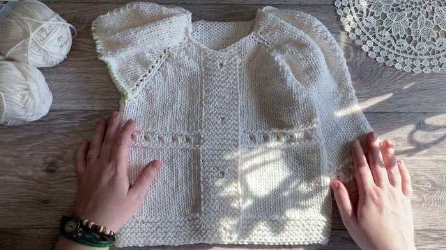 Рукав-тюльпан/летние процессы/история хлопковой кофты #вязание#влог#вязаниеспицами