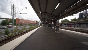 Sweden, Stockholm, Flemingsberg train station, 6X elevator , 9X escalator