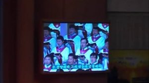 Choir Singing in Yoido Full Gospel Church Seoul