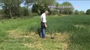 White's DFX metal detector from Regton with Norfolk Wolf