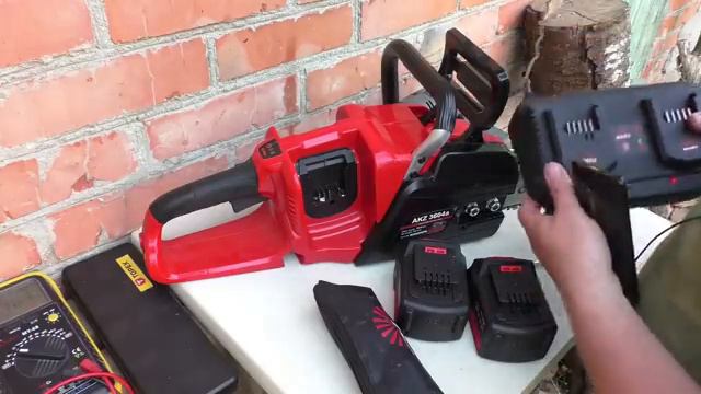 _АК_ ПИЛА И ДРОВА _ работа аккумуляторной пилой _ разборка обзор конструкции Vitals Master AKZ 3604a смотреть онлайн