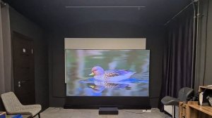 Vividstorm S PRO 120" напольный ALR экран для УКФ проектора с проектором T1