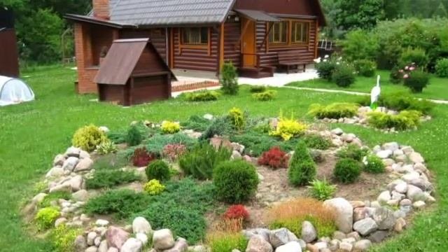 Лето. Альпийская горка
