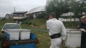 Перевозка ульев. Пчеловодство 40