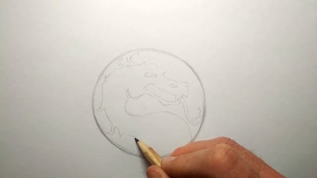 Как нарисовать Логотип Mortal Kombat смотреть онлайн
