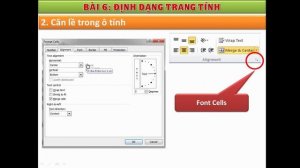 Bài 6: Định Dạng Trang Tính | Tin học 7 (Excel)| Học dễ dàng với Video