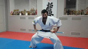 Упражняемся в стойке киба дачи