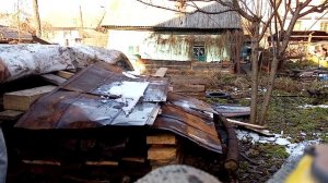 Гараж Мастерская из хлама часть 5 кровля