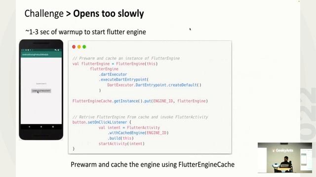 Integrating Flutter to existing native apps by Sanni Prasad | Flutter Fest | GeekyAnts