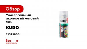 Универсальный акриловый матовый лак KUDO 11591836