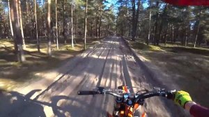 Отец 60 лет, тестирует YAMAHA и KTM | Покатушки по лесу | 4-700