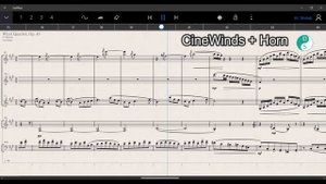 CineWinds + StaffPad | Wind Quintet, Op. 43, Carl Nielsen