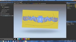 Artcam 2018. Деформация вдоль кривой.