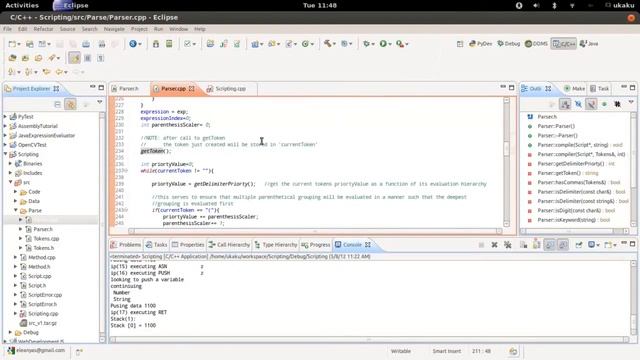 Writing a Scripting Language 03 - Parser