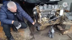 Контрольный запуск двигателя перед установкой на ГАЗ-66